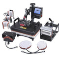 Multi-functional 8 in 1 Shaking Head Digital Swing Away Transfer Heat Press Machine for Cup Plate Hat T-shirt