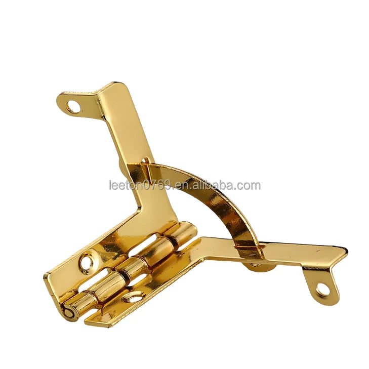 Stock Supply Good Quality 31 X 33x33mm Shiny Gold and Shiny Silver 90 Degree Quadrant Box Hinge