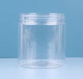 8oz 12oz 16oz PET Wide Mouth Jar With 89/400 Continuous Thread Finish Packaging Jar for Peanut Nut Butters Cosmetics Hair Care