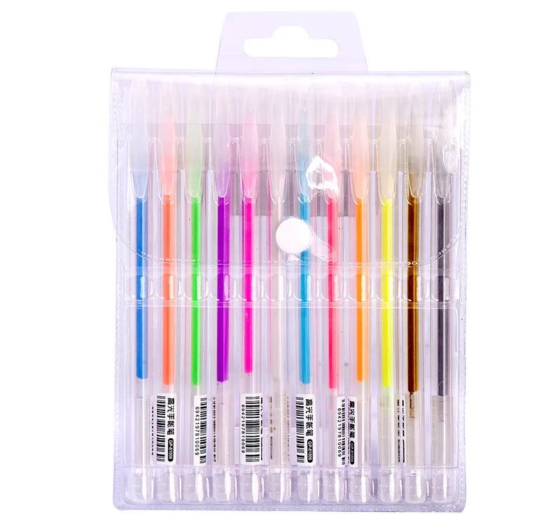 DIY Album Highlight Pen Art Painting Pen 6mm Permanent Ink Color Marker for Black Papercard