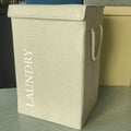 Laundry Hampers with Lids Large Laundry Baskets Handles Foldable Hampers for Storage Transport for Bedroom Bathroom Living Room
