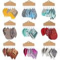 Cross-border 2025 Hot Selling Drop Earrings Multi-Colored Leather Earrings Set Combo Classic Animal Print Leather Earrings