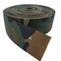 Good Quality Eco-friendly Tactical Camouflage Webbing Straps Polyester/Nylon Printed Custom High Tenacity Customizable Webbing