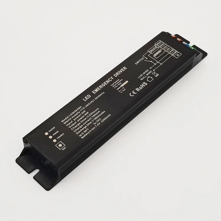 Panel Light LED Emergency Power Supply Rechargeable Dual Output AC-DC Converter Inverter