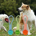 Interactive Outdoor Training Dog Chew Toy 6CM Cotton Rope Ball Classic EVA Teeth Cleaning Play Toy for Large Small Dogs Cats