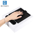 Blueque Nail Dust Collector 80W New Strong Power Nail Fan Art Salon Suction Dust Collector Machine Vacuum Cleaner