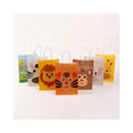 Wholesale Packaging Bags for Small Businesses Party Animal Colorful Kraft Paper Bags Custom Candy Gift Bags with logo