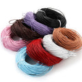 1.5/2mm 2 Meters Colorful Circle Soft PU Leather Eco-Friendly Faux Leather Cord String Rope DIY Necklace Bracelet Making V172