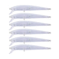 DORISEA N13 11.5cm 9.3g Unpainted Plastic Hard Minnow Slice VIB Crankbait for Fishing in Rivers Lakes and Streams