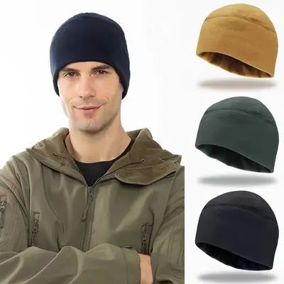 Autumn and Winter Hats European and American Marine Corps Tactical Thickening Men's Outdoor Warm and Windproof Fleece Hat