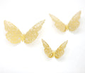 Creative Wall Paper Sticker Laser Cut Home Decoration Butterfly Design Goblet Glass Card Holder Festival and Party Decoration
