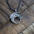 Gothic Norse Animal Amulet Jewelry for Men Women Viking Dragon Necklace
