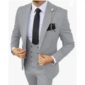 The New 2025 Suit Men's Suit Three-piece Korean Version Slim-fit Business Best Man Dress Groom Wedding Men's Wear
