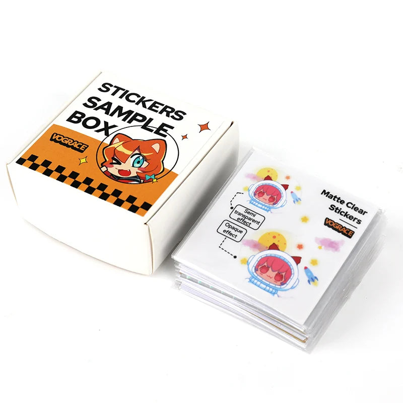 Vograce Vinyl Sticker Sample Box