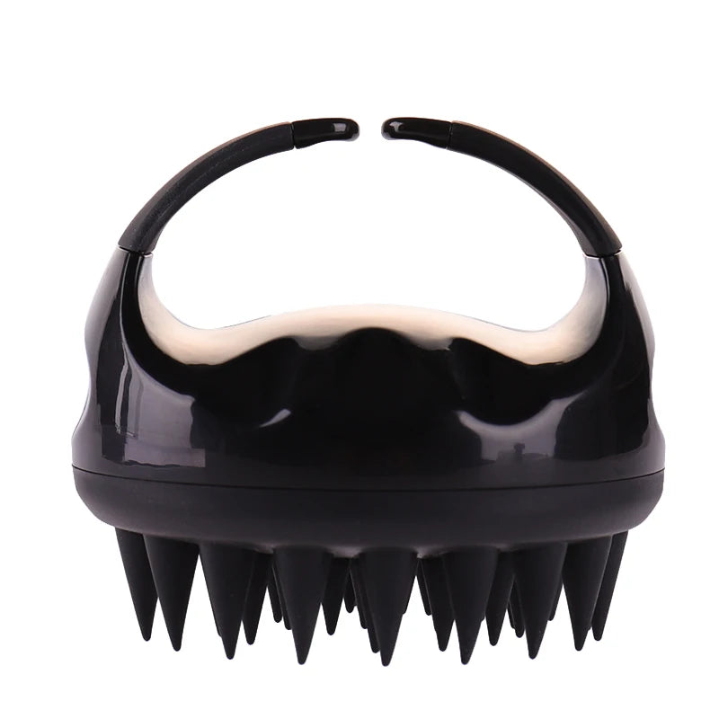 LOHAS Private logo Wholesale Hair Brush Silicone Scalp Massager Shampoo Hair Massage Brush for Exfoliating to Massage Scalp