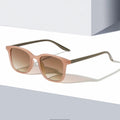Stylish Square Men's Sunglasses Fashionable Brown UV400 Eyewear with Classic Driving Shades PC Frame Material for Men Women