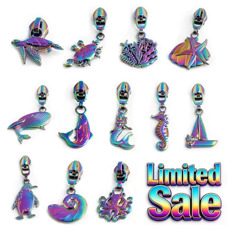 Limited Time Wholesale Discount Nylon Zipper Puller Tab Gold Metal Head Zipper Pulls logo Zipper Slider for Bag/clothes