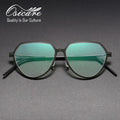 Osicare Luxury Brand Classic Wholesale Custom Logo Mixed Nylon Reading Designer Eyewear IP Titanium Eye Glasses Frame Eyewear