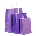 Custom Eco-Friendly Kraft Paper Shopping Bags with Flexo Printed Handle Custom Size for Shopping Mall Use
