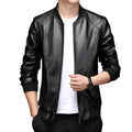 New Arrival Hot Selling Short Casual Wear Truck Leather Jacket for Man