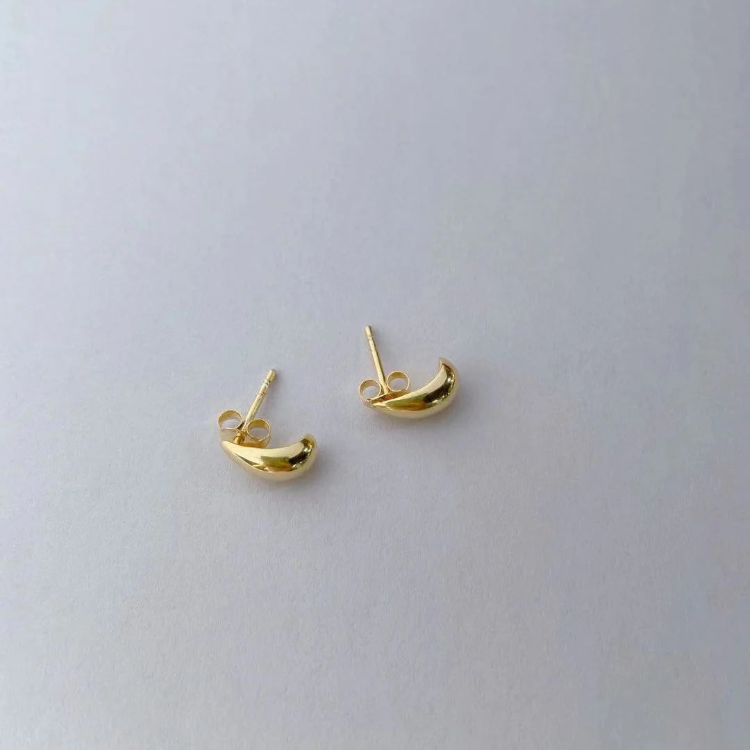 Custom Popular Dainty Stainless Steel Jewelry Wholesale 316 Gold Plated Women Small Hoop Earrings 18k Gold
