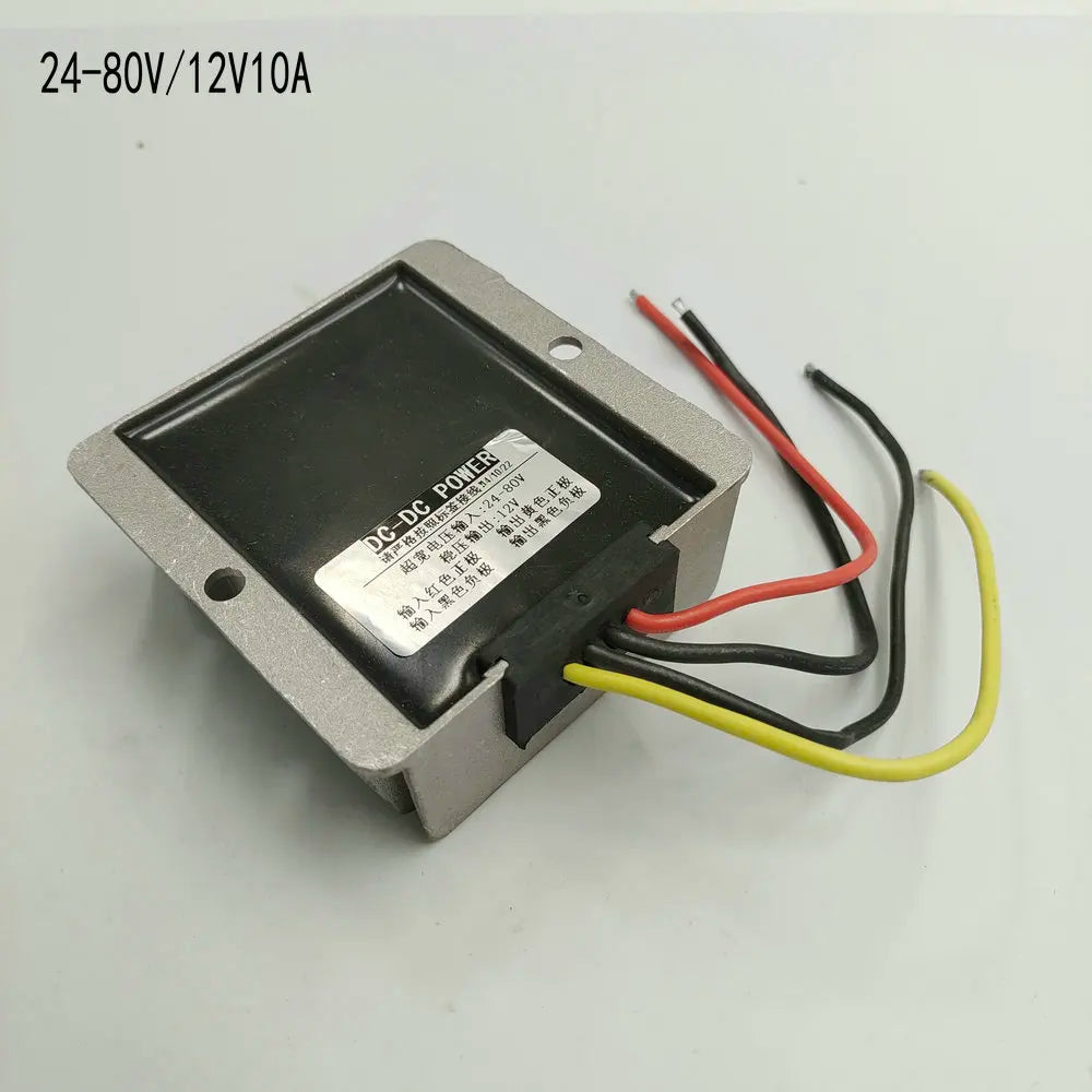 72V60V48V24V to 12V20A24V Stabilized Voltage 12V5V10A On-Board Power Converter High-Power Waterproof