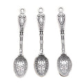 Charms Pattern Spoon 48x10mm Tibetan Silver Color Pendants Antique Jewelry Making DIY Handmade Craft