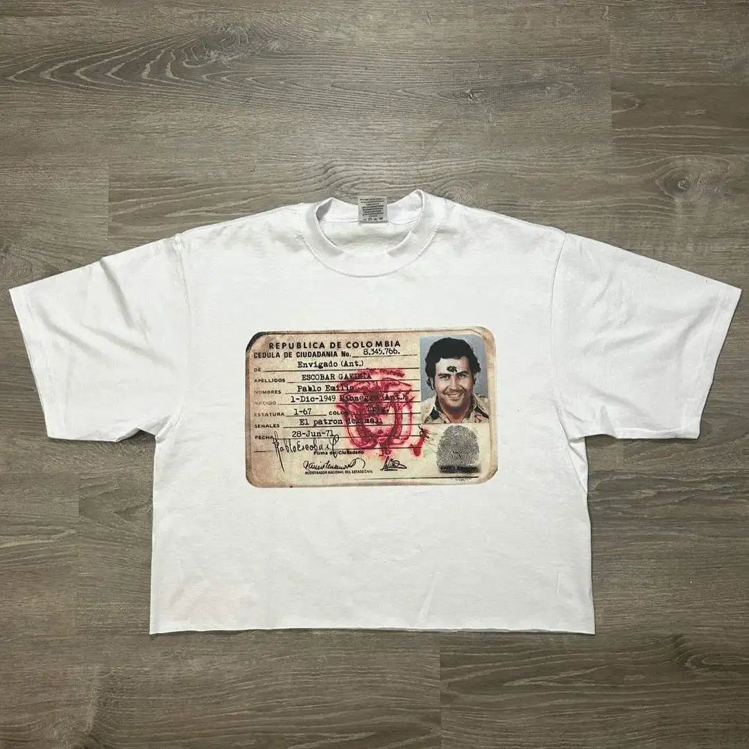 Custom 270gsm Heavyweight Cotton Oversized Boxy Fit Drop Shoulder Cropped T-Shirt for Men 100% Cotton