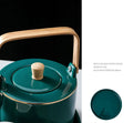 Custom Elegant Design Ceramic Bone China Teapot Coffee Cup Tea Set with Base