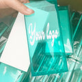 Custom logo Acrylic Lash Pallet with Cover Eyelash Custom Lash Tile Tray Eyelashes Extensions Tool Hot Selling Eyelash Pallet