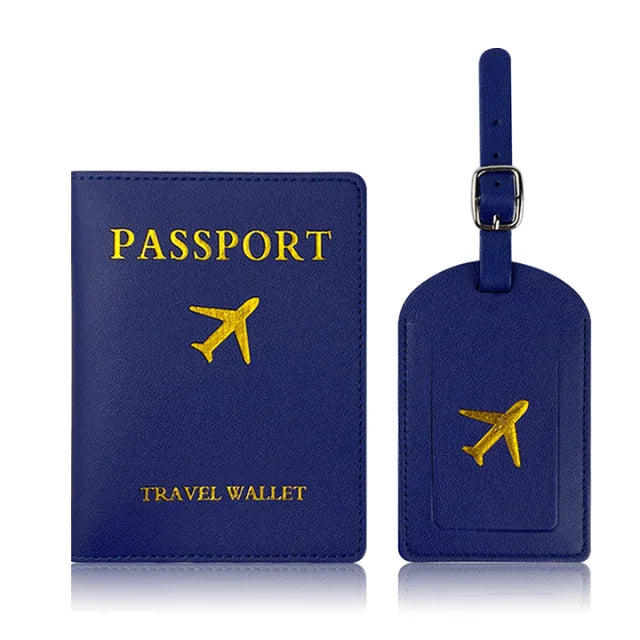 Women Men PU Leather Luggage Tag Suitcase Identifier Label Baggage Boarding Bag Tag Name ID Address Holder Travel Accessories
