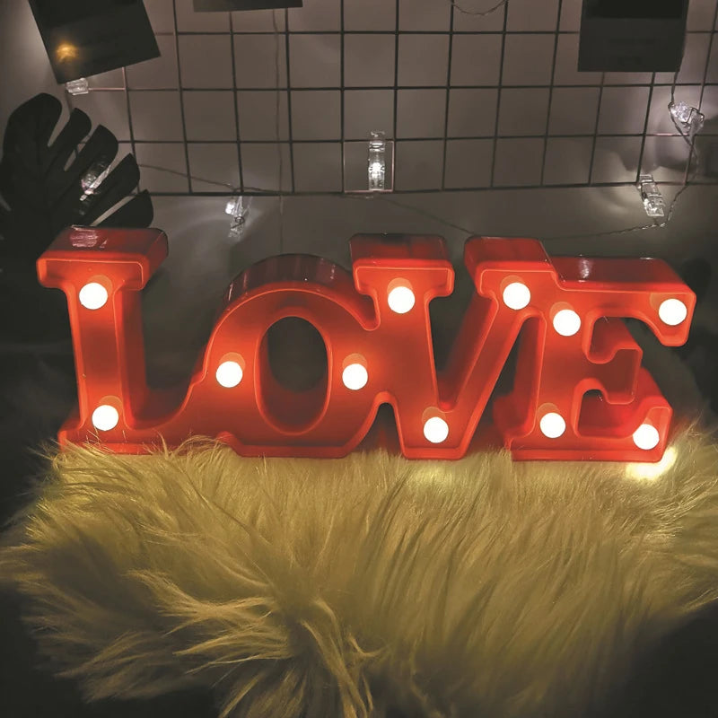 Creative LED Neon Light Sign LOVE HEART Wedding Party Decoration Neon Lamp Valentines Day Anniversary Home Decor Night Lamp Gift