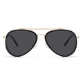 High End European Style Brand Designer Custom Logo Acetate Frame Metal Double Bridge Polarized Sunglasses