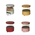 Wholesale High Quality PVC Transparent  Cardboard Round Box Flower Box Gift Packaging Box With Drawer