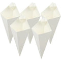 Red Velvet Touch  Red Crepe Cones for a Stylish Presentation Crepe