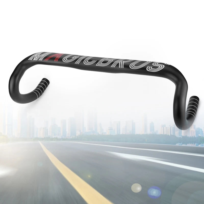 Lightweight 31.8*380mm/400mm/420mm Carbon Road Handlebar for Road Bikes Integrated Molding MATTE COATING MAGICBROS MG2000-07