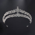 Euro-american Rhinestone Crowns for Queens Sparkling Double Layer Design Pageant Crowns New Design Exquisite Bridal Head Pieces