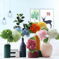 Luxury 19cm Real Touch Artificial Hydrangea for Home Decoration