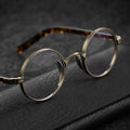 Yvan YV-TO1055 Retro Style Anti-Blue Light Lightweight Full-Frame Prescription Eyeglasses Titanium Metal Optical Frames Solid