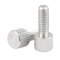 304 Stainless Steel Hand Screw Small Head Vertical Pattern Hand Screw Flat Head Rolling Flower Quick Release Screw