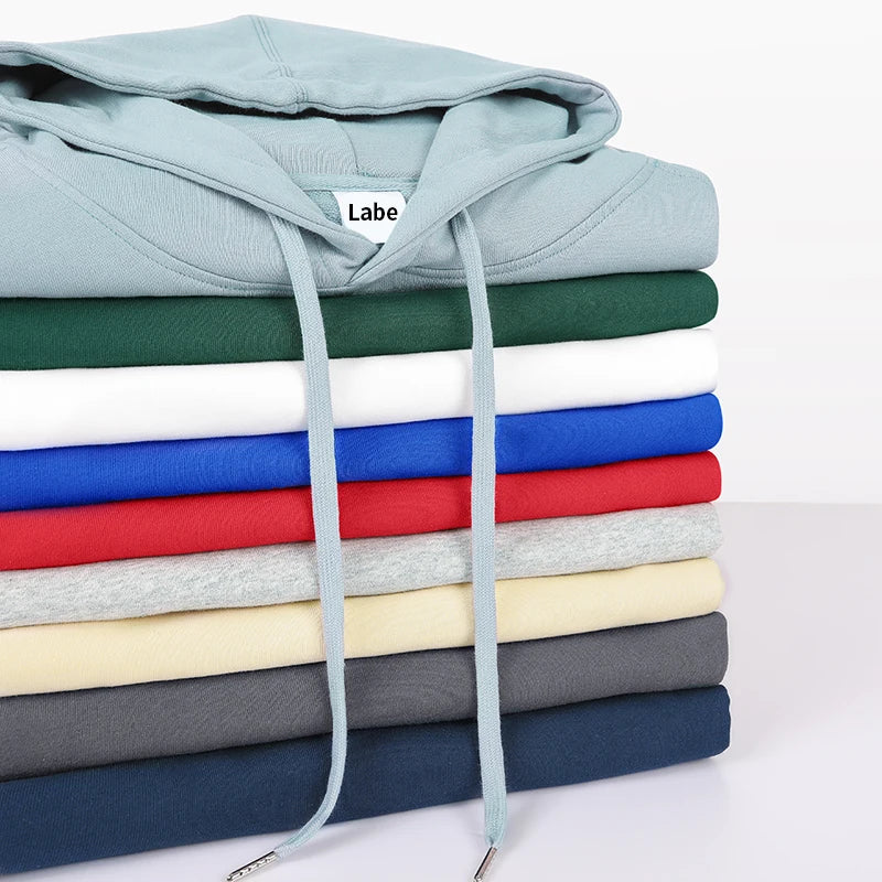 100% Cotton Drop Shoulder Men's Hoodies Custom logo Heavyweight French Terry Oversized Hoodies Unisex