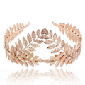 Goddess Gold Leaf HairBand Women Metal Hair Accessories Baroque Cheap Leaf Crown Headbands