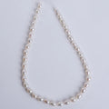 Top Luster Smooth Quality 8-9mm Drop Shape White Rice Freshwater Pearls Strand for Jewelry Wholesale