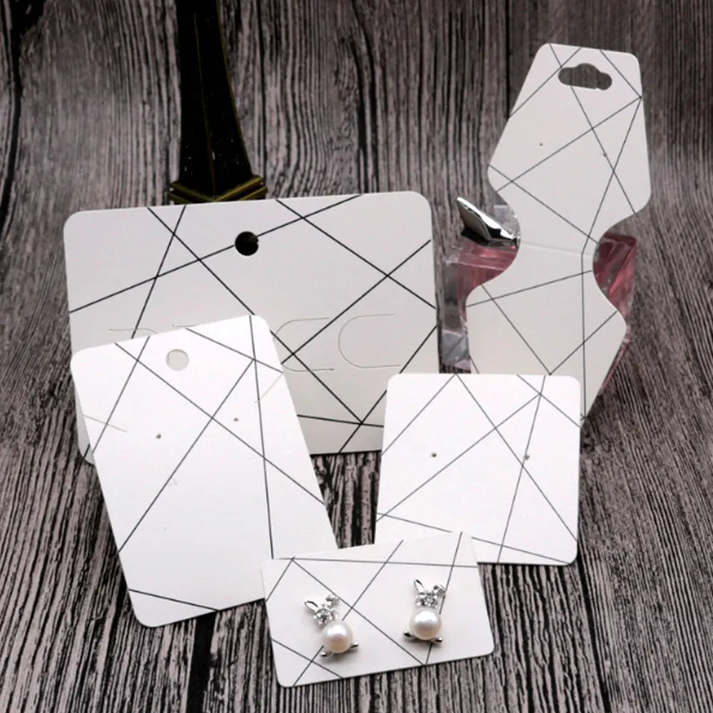 Wholesale Paper Jewelry Display Card Packing Custom Printed Available 100pcs a Pack China Manufacturer Supplier