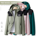 Autumn Winter Outdoor Jackets 100% Polyester Waterproof Men's Jacket Customized logo Hooded Winter Jackets