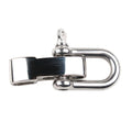 Adjustable Heavy-Duty U-Shackle High Strength Stainless Steel Bow Shackle for Paracord Climbing Durable Outdoor Gear Buckle