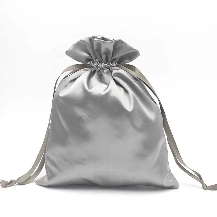 Satin Printing logo Packing Bag with Custom Colorful Design Packing Bag with String Jewelry Bag