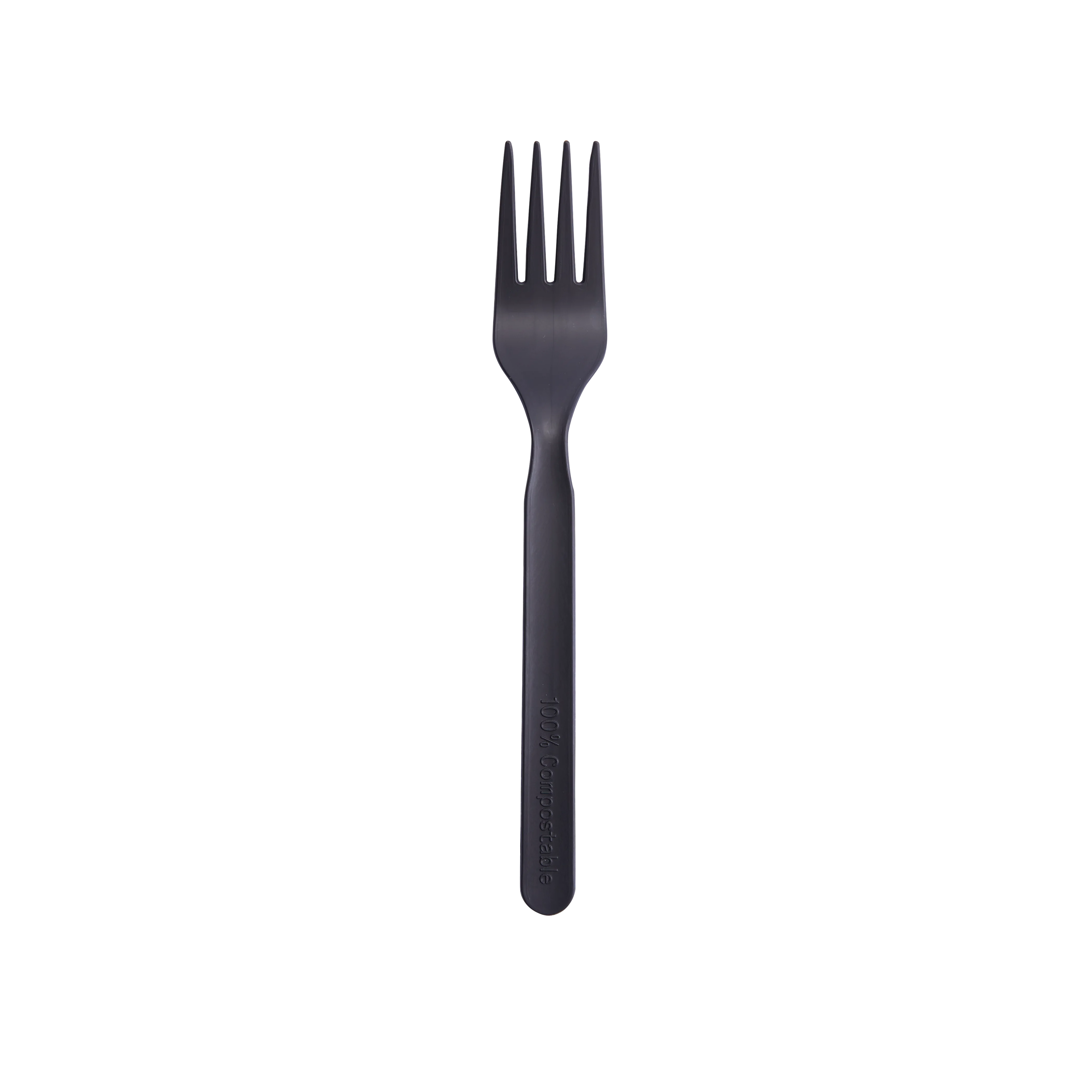 CPLA Airline Utensil Biodegradable Disposable PLA Fork Kit Party Use Sustainable High Temperature Resistance