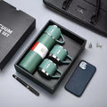 Hot Business Gift Set 500ml 304 Stainless Steel Vacuum Flask Thermos Cup Custom Logo Back School 12-24 Hours Thermal Insulation