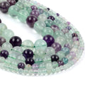 Natural Green Fluorite Stone Beads for Jewelry Making Round Loose Beads For Jewelry DIY Bracelet